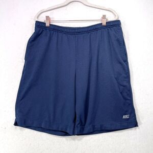 Nike Shorts Men XL Blue Training Athletic Running Pull On Work Out Polyester
